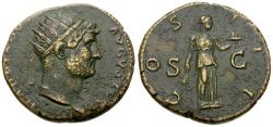 Ancient Coins - Hadrian (AD 117-138) Æ Dupondius / Fides