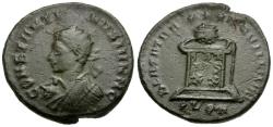 Ancient Coins - Constantine II, as Caesar (AD 316-337) Æ3 / Altar