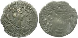 Ancient Coins - Hunnic Tribes. Hephthalite (Nezak Huns). Napki Malik coinage AR Drachm