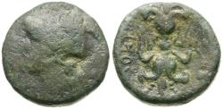 Ancient Coins - Bruttium. Lokri Epizephyrii &#198;16 / Thunderbolt