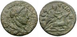 Ancient Coins - Severus Alexander (AD 222-235). Ionia. Ephesos Æ21 / Artemis and Stag