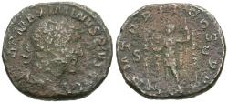 Ancient Coins - Maximinus I (AD 235-238) Æ Sestertius / Emperor