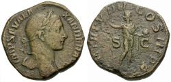Ancient Coins - Severus Alexander (AD 222-235) Æ Sestertius / Sol