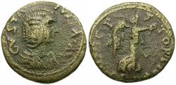 Ancient Coins - Julia Domna. Macedonia. Stobi Æ21 / Nike