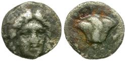 Ancient Coins - Islands of Caria. Rhodos AR Hemidrachm / Rose