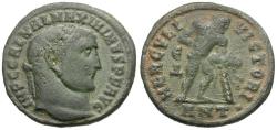 Ancient Coins - Maximinus II Daia (AD 310-313) Æ Follis / Hercules