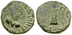 Ancient Coins - Indo-Parthia. Gondopharid Dynasty. Abdagases (AD 46-60). Posthumous Billon Tetradrachm