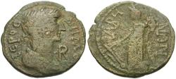 Ancient Coins - Caria. Tabae or Tabai. Pseudo-autonomous Æ23 / Tyche