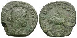 Ancient Coins - Philip I (AD 244-249) Æ Sestertius / Elephant