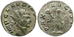 Ancient Coins - Claudius II Gothicus (AD 268-270) Silvered Æ Antoninianus / Pax