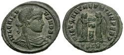 Ancient Coins - Crispus, Caesar (AD 317-326) Æ3 / Victories