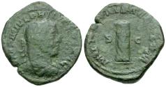 Ancient Coins - Philip I (AD 244-249) Æ Sestertius / Cippus