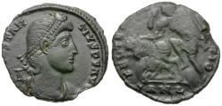 Ancient Coins - Constantius II (AD 337-361) Æ Centenionalis / Fallen Horseman