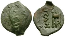 Ancient Coins - Cimmerian Bosporus. Pantikapaion Æ10 / Wing
