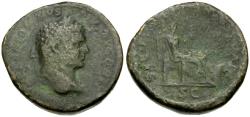 Ancient Coins - Caracalla (AD 198-217) Æ Sestertius / Securitas