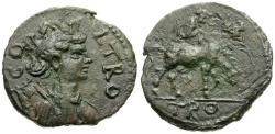 Ancient Coins - Troas. Alexandria Troas. Pseudo-autonomous Æ20 / Horse