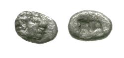 Ancient Coins - Ionia. Kolophon AR Tetartemorion / Apollo