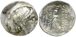 Ancient Coins - Seleukid Kings. Antiochos VII (138-129 BC) AR Tetradrachm / Athena