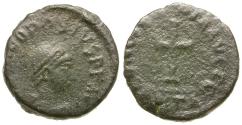 Ancient Coins - Theodosius II (AD 408-450) Æ4 / Cross Potent