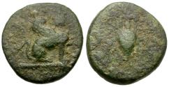 Ancient Coins - Ionia. Chios Æ14 / Sphinx
