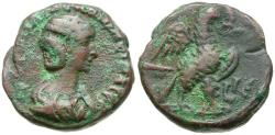 Ancient Coins - Salonina (AD 253-268). Egypt. Alexandria Æ Tetradrachm / Eagle