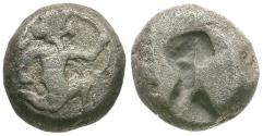 Ancient Coins - Persian Empire. Achaemenids. Time of Xerxes II - Artaxerxes II (420-375 BC) AR 1/4 Siglos