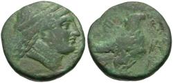 Ancient Coins - Elis. Olympia Æ24 / Eagle
