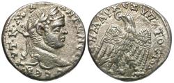 Ancient Coins - Caracalla (AD 198-217). Seleucis and Pieria. Laodicea ad Mare AR Tetradrachm / Eagle