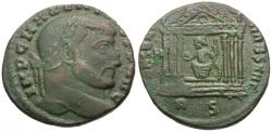 Ancient Coins - Maxentius (AD 306-312) Æ Follis / Temple