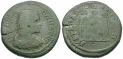 Ancient Coins - Julia Domna (AD 193-217). Moesia Inferior. Marcianopolis Æ24 / Three Graces
