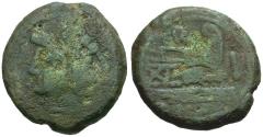 Ancient Coins - 179-170 BC - Roman Republic. L. Furius Purpurio Æ AS / PVR
