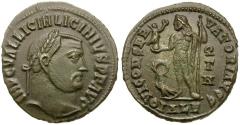 Ancient Coins - Licinius I (AD 308-324) Æ3 / Jupiter