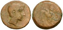 Ancient Coins - Spain. Iberia. Castulo Æ As / Sphinx