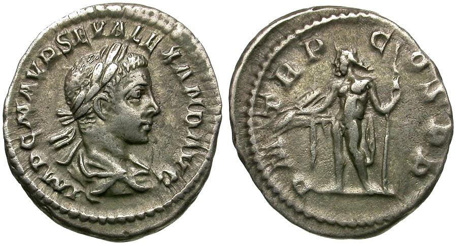 Severus Alexander (AD 222-235) AR Denarius / Jupiter | Roman Imperial Coins