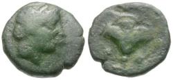 Ancient Coins - Caria. Rhodes Æ11 / Rose