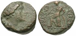 Ancient Coins - Seleukid Kings. Seleukos III Keraunos (226-223 BC) Æ11 / Apollo