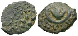 Ancient Coins - Judaea. Hasmonean Kingdom. Alexander Jannaeus (103-76 BC) Æ Prutah / Widow's Mite of the Bible
