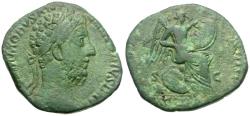 Ancient Coins - Commodus (AD 177-192) &#198; Sestertius / Victory