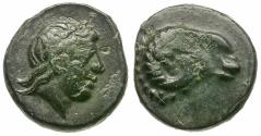 Ancient Coins - Troas. Kebren Æ9 / Ram's head