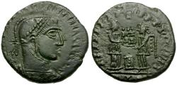Ancient Coins - Constantine I the Great (AD 310-337). Imitative Æ3 / Victories