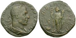 Ancient Coins - Philip I (AD 244-249) Æ Sestertius / Felicitas