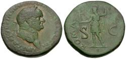 Ancient Coins - Vespasian (AD 69-79) Æ Sestertius / Roma