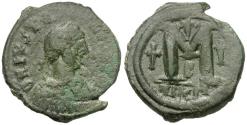 Ancient Coins - *Sear 199* Byzantine Empire. Justinian I (AD 527-565) Æ Follis