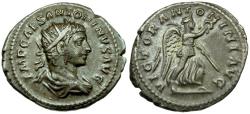 Ancient Coins - Elagabalus (AD 218-222) AR Antoninianus / Max Mehl Coin
