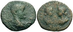 Ancient Coins - Severus Alexander (AD 222-235). Cilicia. Seleukeia ad Calycadnum Æ24 / Apollo and Artemis
