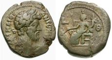 Ancient Coins - Marcus Aurelius (AD 161-180). Egypt. Alexandria Æ Tetradrachm / Tyche