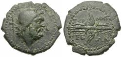 Ancient Coins - Pisidia. Termessos Æ23 / Thunderbolt