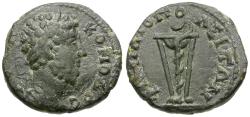 Ancient Coins - Commodus (AD 180-192). Thrace. Philippopolis Æ17 / Tripod