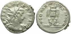 Ancient Coins - Gallienus, joint reign (AD 253-260) AR Antoninianus / German Victory
