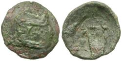 Ancient Coins - Mysia. Kyzikos Æ25 / Overstrike